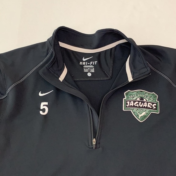 Nike Dri Fit Michigan Jaguars Soccer (#5) Long Sleeve Shirt - Picture 3 of 7